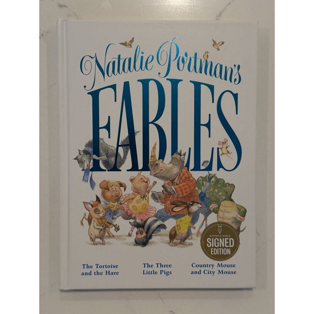 SIGNED Natalie Portman Autographed Bookplate - Natalie Portman's Fables #2